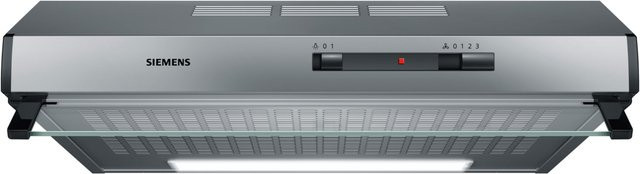 Siemens iQ100 LU62LFA51 Unterbau-Dunstabzugshaube in Edelstahl mit LED-Display, Breite: 60 cm, Höhe: 25 cm, Tiefe: 30 cm - Bild 1