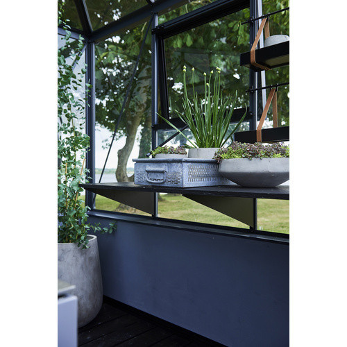 Juliana Regalhalter aus Aluminium, 3er-Set, Schwarz, Breite: 50 cm - Bild 3