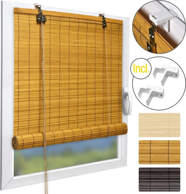 Sol Royal SolDecor B86 Bambusrollo, Farbe: Braun, B/H: 100 x 160 cm - Bild 1