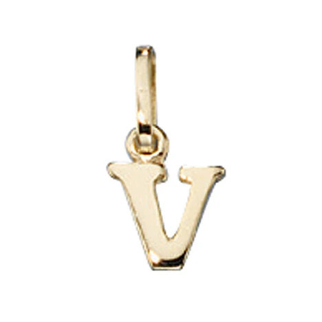 Colfem Anhänger Buchstabe V, 333 Gelbgold, Unisex - Bild 1
