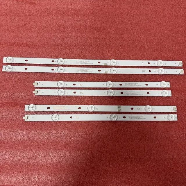 3er-Set LED Streifen für SYLED394IV in Silber (Modell IP-LE411061, IP-LE40/411061, R72-39D04-013, JS-D-JP385DM-062EC, JS-D-JP385DM-071EC, 38DM1000) - Bild 1