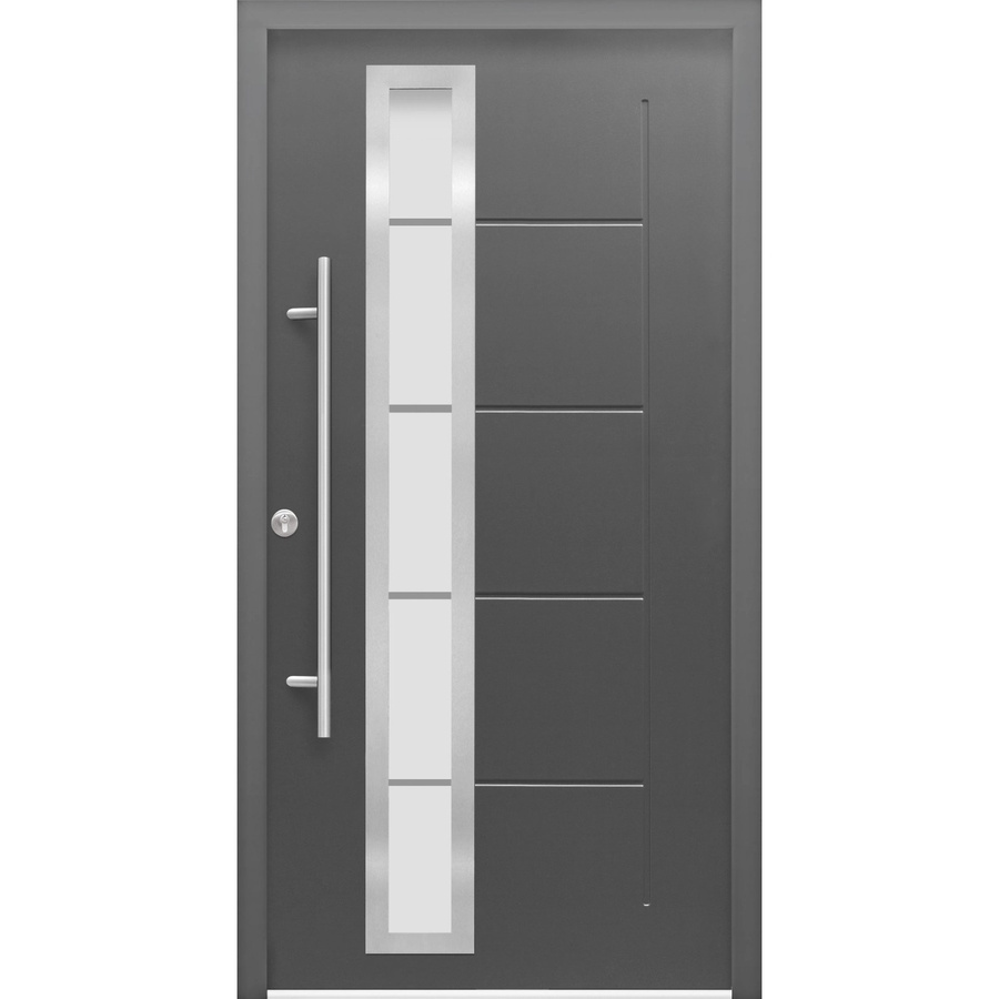 Haustür Thermospace Paris Prime in Anthrazit mit Glaseinsatz und Anschlag Links, B: 100 cm, H: 210 cm - Bild 2