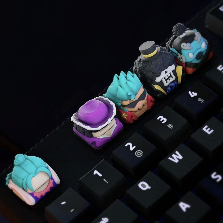 Yiran toy 1 One Piece Figur Tastenkappe Mechanische Tastatur ESC Basistastenkappe - Bild 2