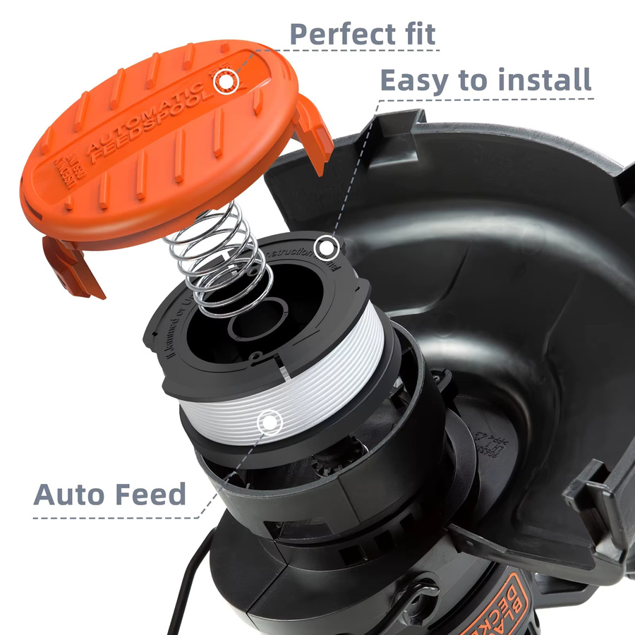 Black+Decker Ersatzspulen-Set für Trimmer in Beige - Bild 5