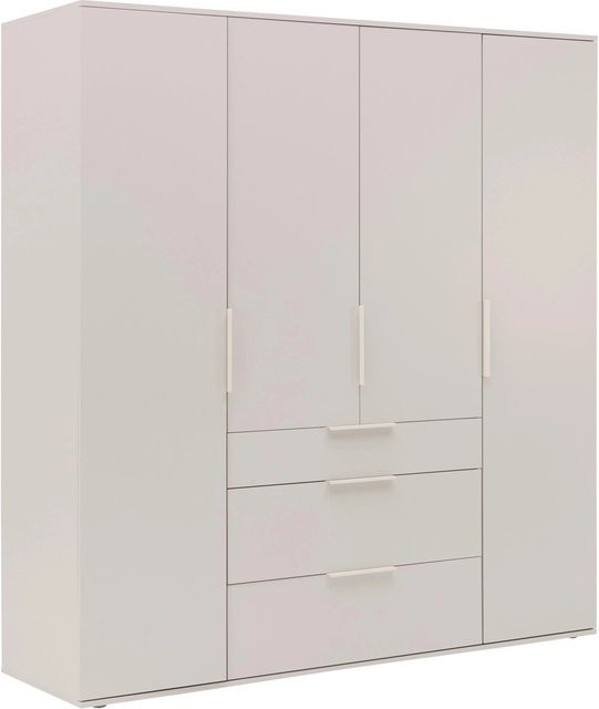 Mömax Drehtürenschrank Dune 6 in Kaschmirfarben mit integrierten Schubladen, B/T/H: 180 x 55 x 197 cm - Bild 1
