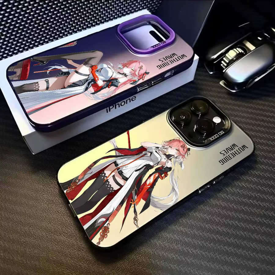 Changli Wuthering Waves Handyhülle für iPhone 17 16 15 14 13 12 11 Pro Max Air Matt Laser Metallic Aurora Mehrfarbig - Bild 4
