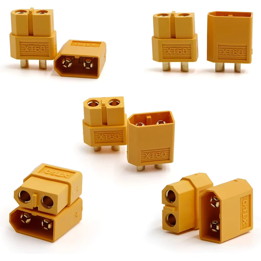 FRHY XT60 Steckverbinder Set mit 5 Paar männlichen und weiblichen Rundsteckern für Batteriemotor-Zubehör - Bild 3
