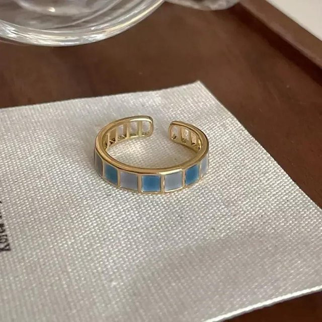 Ring Lippenform, Zinklegierung, Gold, Damen - Bild 1
