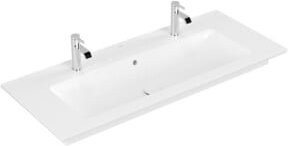 V&B Möbelwaschtisch Venticello in Stone White mit 2 Halterungen und Überlauf, B/T: 120 x 50 cm - Bild 1