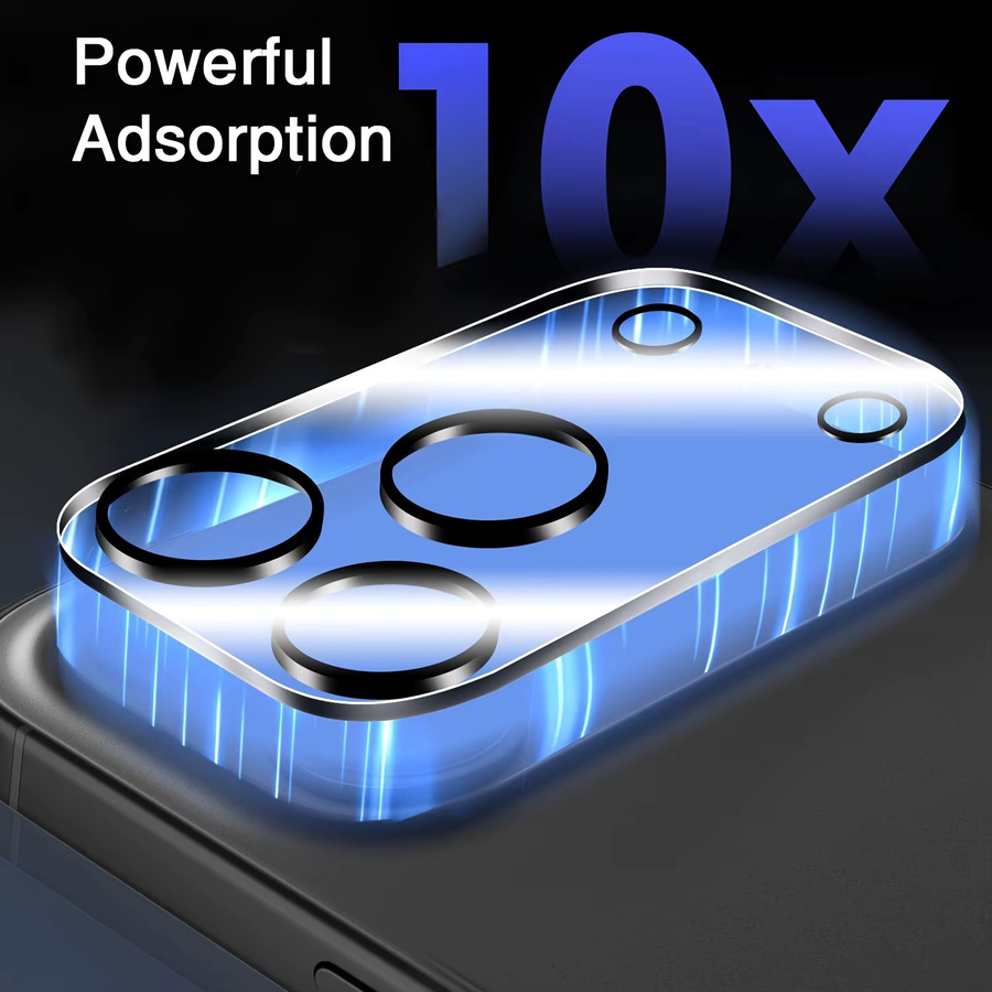 2 Stück Kamera-Schutzlinsenfolie aus Glas für Apple iPhone 17 Pro Max und iPhone 17, transparent - Bild 2