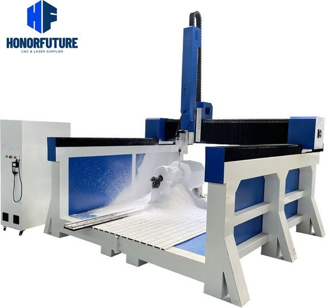 Honorfuture 4-Achsen-3D-CNC-Schaumschneider mit großer Drehachse zur EPS-Styropor-Modellierung und Holzstatuen-Bearbeitung - Bild 1