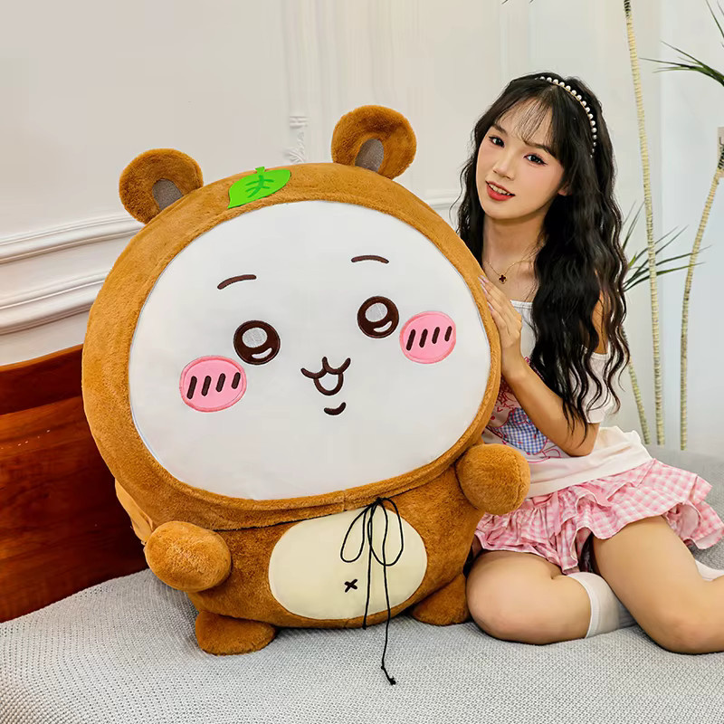 Chiikawa Tanuki Hachiware Usagi Plüschpuppe, Stofftier, 60cm - Bild 6