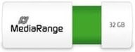 MediaRange Color Edition USB-Stick 32 GB USB-A Weiß Grün - Bild 1