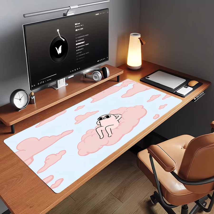 Ketnipz Cartoon-Mauspad in Multicolour, rutschfeste Gamer-Schreibtischunterlage für Laptop und Büro - Bild 2