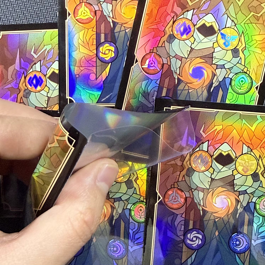 SHININGSOUL Holographische Kartenhüllen, Bunt / Mehrfarbig, 60 Stück - Bild 2