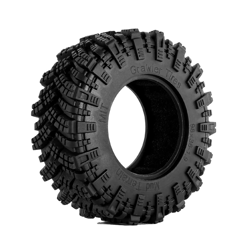 Semalam Gummireifen, 4-teiliges Set, 98 mm, 1,9 Zoll, Schwarz - Bild 4