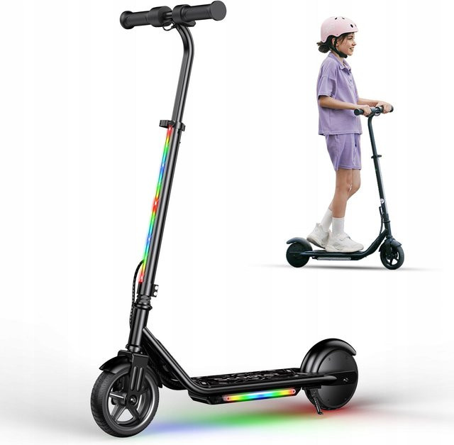 iScooter Elektroroller K2pro LED, schwarz, ab 6 Jahren - Bild 1