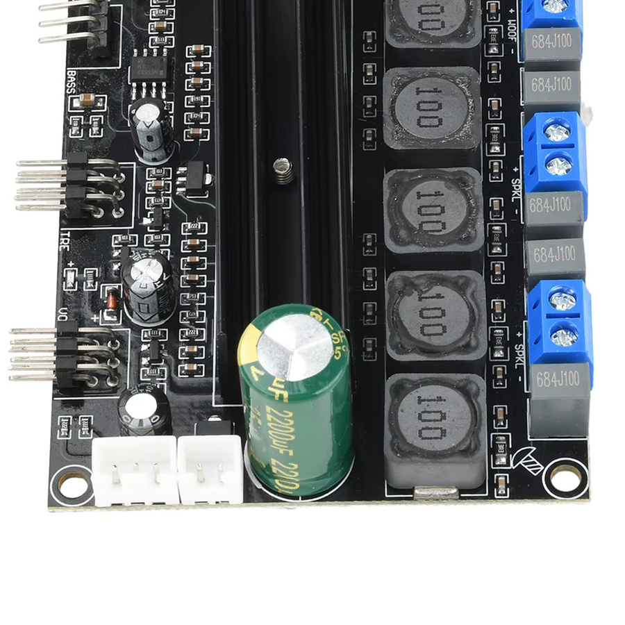 diymore TPA3116D2 Audiophile HIFI Digital Audio Verstärker 2,1 Kanal mit 50W x 2 + 100W Subwoofer und Verlängerungskabel - Bild 3