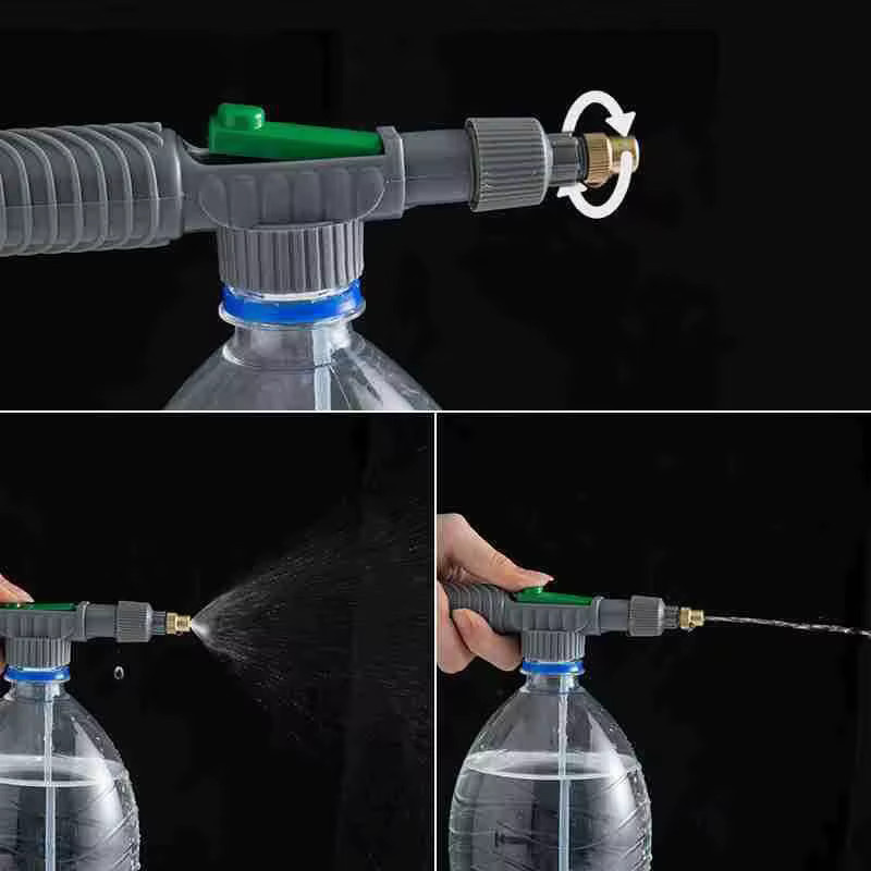 Manuelle Hochdruck-Luftpumpe als Sprühgerät für die Gartenbewässerung mit druckverstellbarem Sprühkopf - Bild 3
