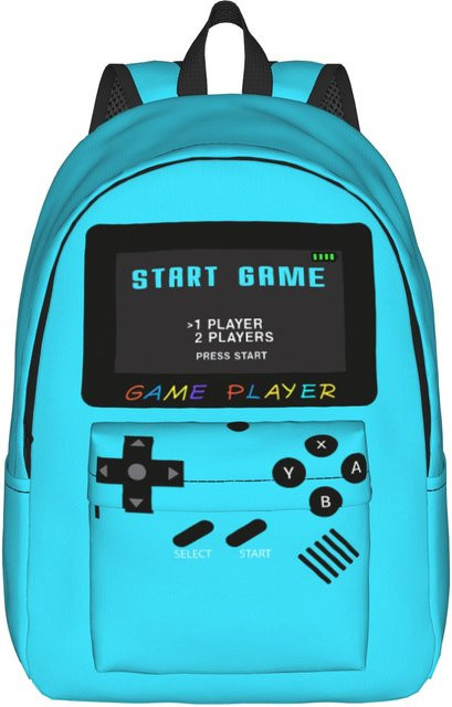 Fancy Style Studio Gaming Controller Rucksack für Männer und Frauen in Türkis - Bild 1