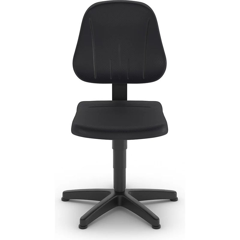 Bimos Arbeitsdrehstuhl Unitec mit Integralschaum und Gleitern in Schwarz - Bild 2