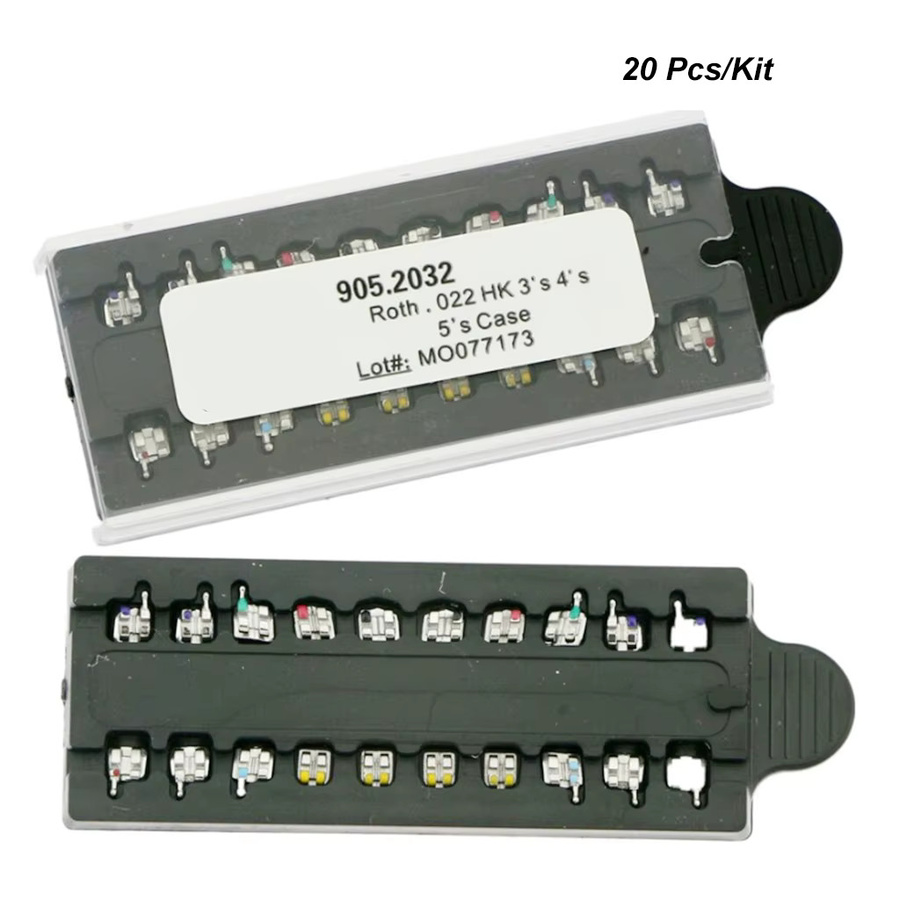DCLOUD Dental Kieferorthopädische Metallklammern Mini Roth/MBT, 200 Stück - Bild 2