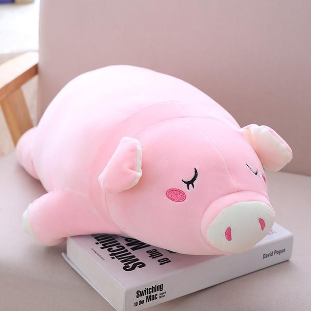 Yiran toy Schwein Plüschtier, Rosa Weiß, ab 14 Jahren - Bild 1