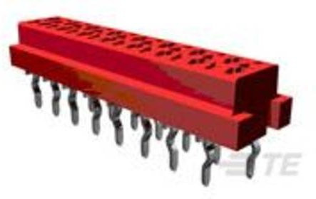 TE Connectivity Klebeband 1-215079-2 auf Vollrolle, Rot - Bild 1