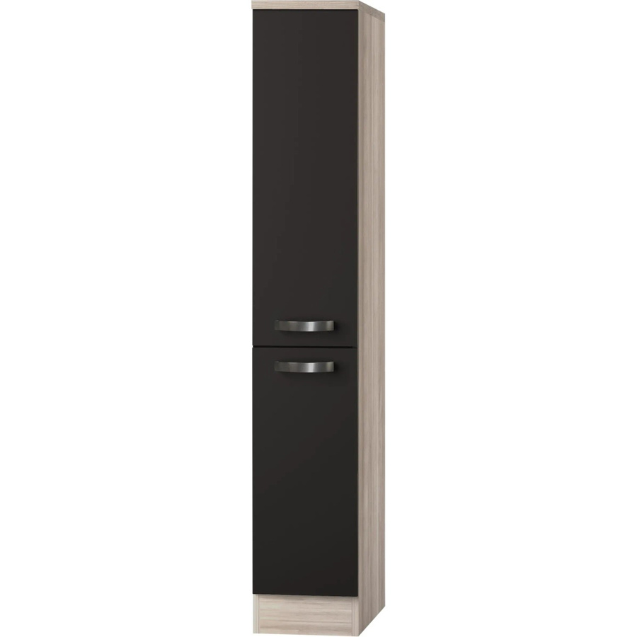 Optifit Küchen-Midi-Apothekerschrank Faro220 mit Innenschubladen, Anthrazit-Braun, B/T/H: 30 x 60 x 174,4 cm - Bild 2