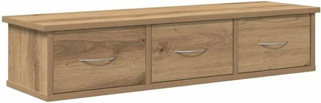 vidaXL Wandschrank Artisan-Eiche in Braun, B/T/H: 88 x 26 x 18,5 cm - Bild 1