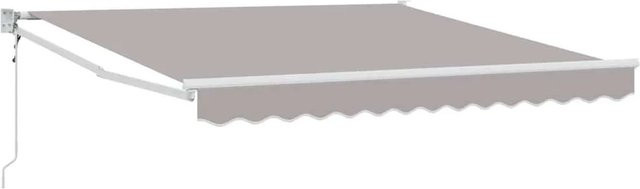 vidaXL Markise aus Polyester in Hellgrau, B/T/H: 300 x 250 x 165 cm - Bild 1