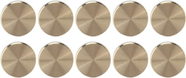 10 Stück Buchbindeschrauben aus Messing in Gold von GoolRC zum Binden und Demontieren für DIY-Lederhandwerk und Kassenbücher - Bild 1
