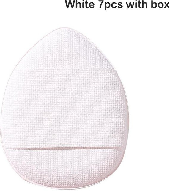 Wisteriah Kosmetik Kissen Puff Set, 7 Stück, Weiß, Unisex - Bild 1
