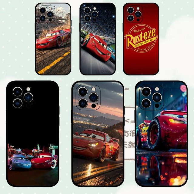 Mesuca Handyhülle Lightning McQueen für iPhone 11 bis iPhone 17 Pro Max in Multicolour - Bild 1