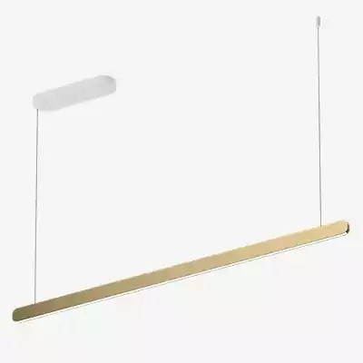 Occhio Mito Volo 140 Fix Up Table Pendelleuchte LED mit Kopf in Bronze und weißem Baldachin - Bild 1