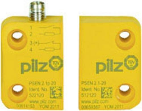 Pilz Magnetischer Sicherheitsschalter 24 V/DC IP65 IP67 Gelb 506408 PSEN ma2.1p-31/PSEN2.1-10/LED/6mm - Bild 1