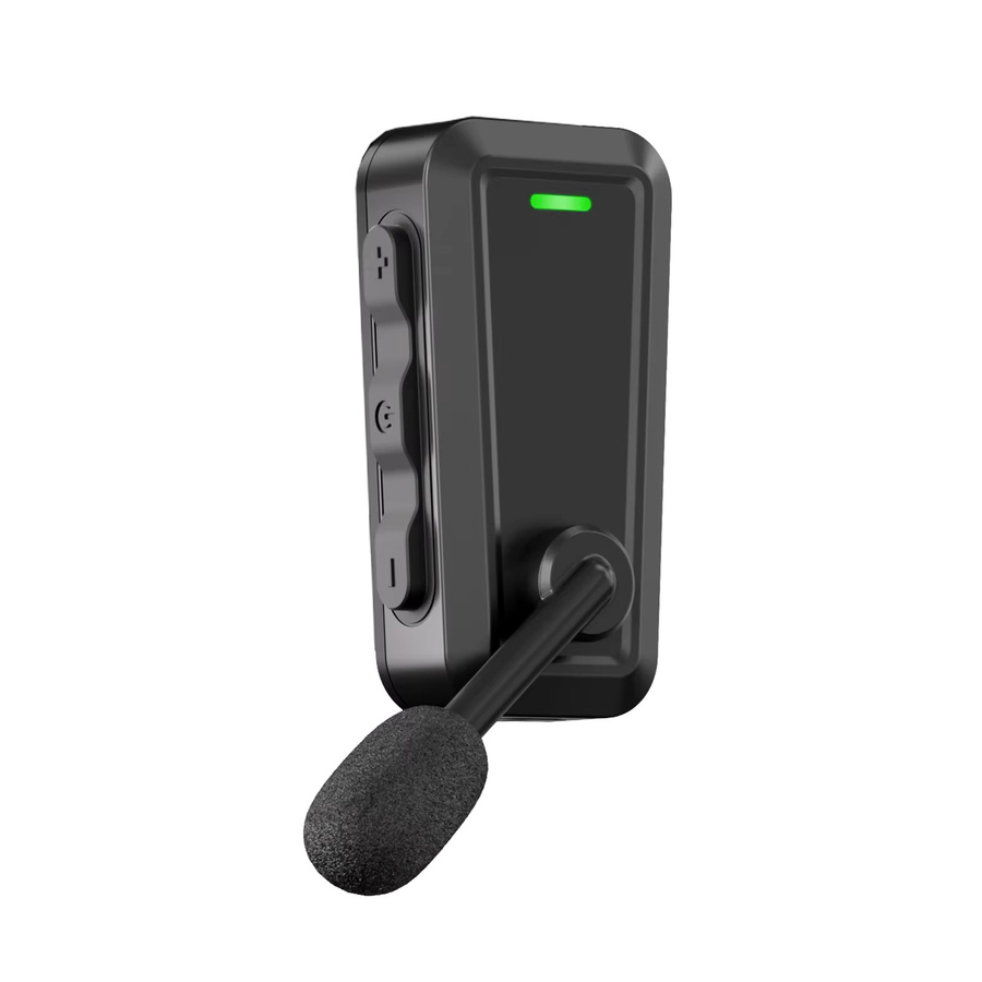 kebidumei C10 Helm-Intercom-Headset mit Geräuschunterdrückung und Bluetooth, kabellose Outdoor-Kopfhörer für Fahrrad und Klettern, Schwarz - Bild 2
