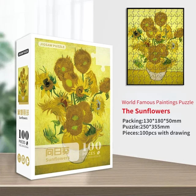 Maxrenard Van Gogh die Sonnenblumen, Puzzle, 35,5 Stück - Bild 1