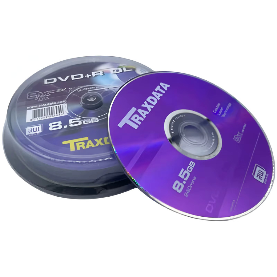 Ritek DVD+R DL Traxdata Double Layer Blanko-Discs 8,5 GB 240 Min. in Purple - Bild 2