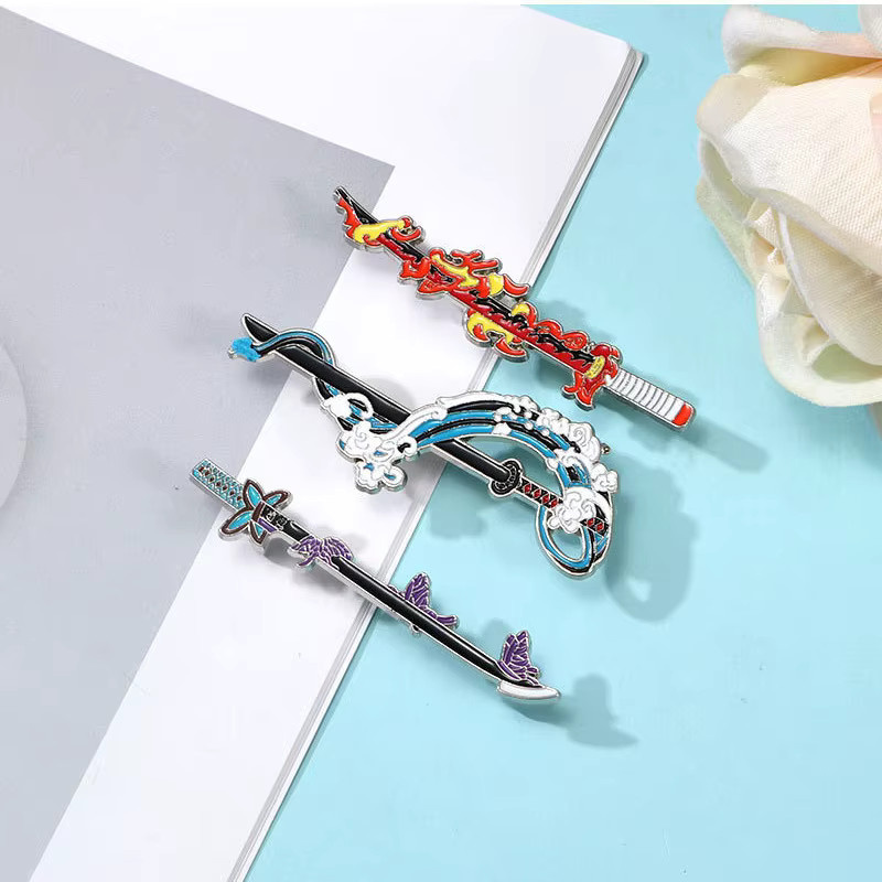 Bandai Demon Slayer Hashira Nichirin Schwert Emaille-Pins, Unisex - Bild 3