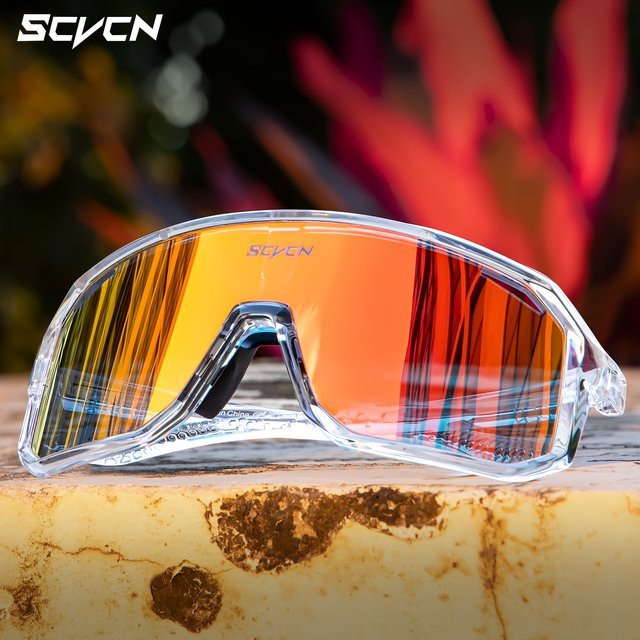 SCVCN Sonnenbrille, Herren, Vollrand, Photochrome, Multicolor, Kunststoff - Bild 1
