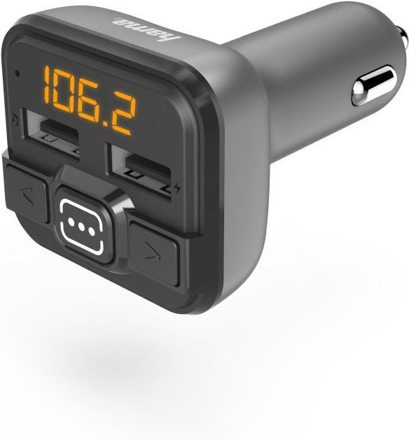 Hama FM-Transmitter mit Bluetooth-Funktion und USB-A Anschluss in Schwarz - Bild 1