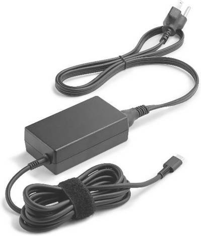 HP USB-C LC Power Adapter 65W Notebook-Netzteil Schwarz - Bild 1