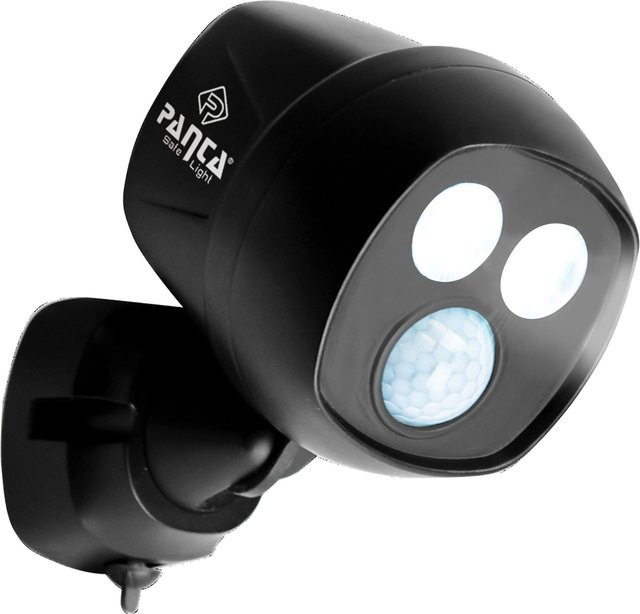 Panta Safe Light Solar LED-Lampe in Schwarz mit Bewegungssensor und Dämmerungssensor für Garten und Terrasse - Bild 1