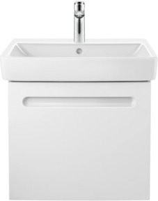 Duravit Waschtischunterschrank No. 1 wandhängend, Farbe: Weiß, B/T/H: 54 x 42,6 x 47,8 cm - Bild 1