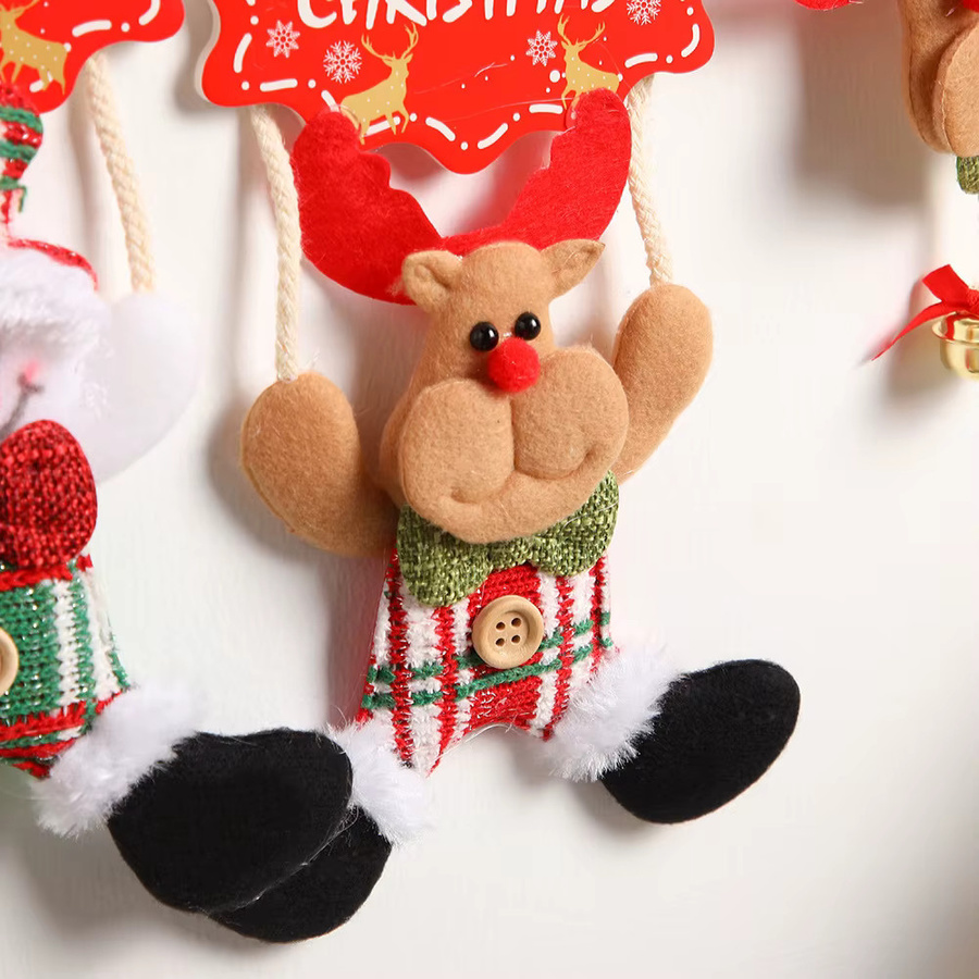 Runtowo Weihnachts-Türanhänger mit Weihnachtsmann für Weihnachten und Neujahr - Bild 2