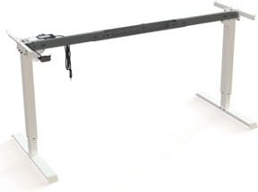 STIER Elektrisch Höhenverstellbares Gestell 501-20 Weiß für 160 x 80 cm Platte - Bild 1