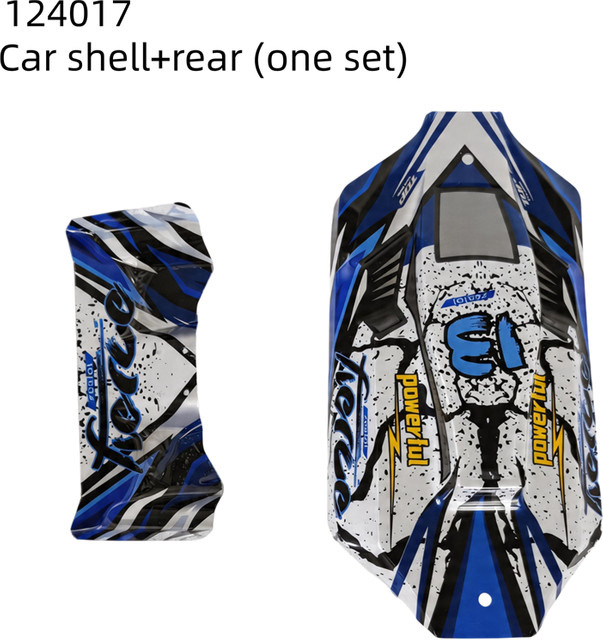 WLtoys RC Zubehör, Fahrzeug Körper und Shell, Grün, Kunststoff - Bild 1