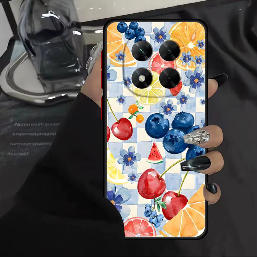 Funda Handyhülle mit Collage Früchte Design für Xiaomi Redmi Note 14 Pro Plus 13 12 11 10 A4 13C 14C 9S Multicolor - Bild 2