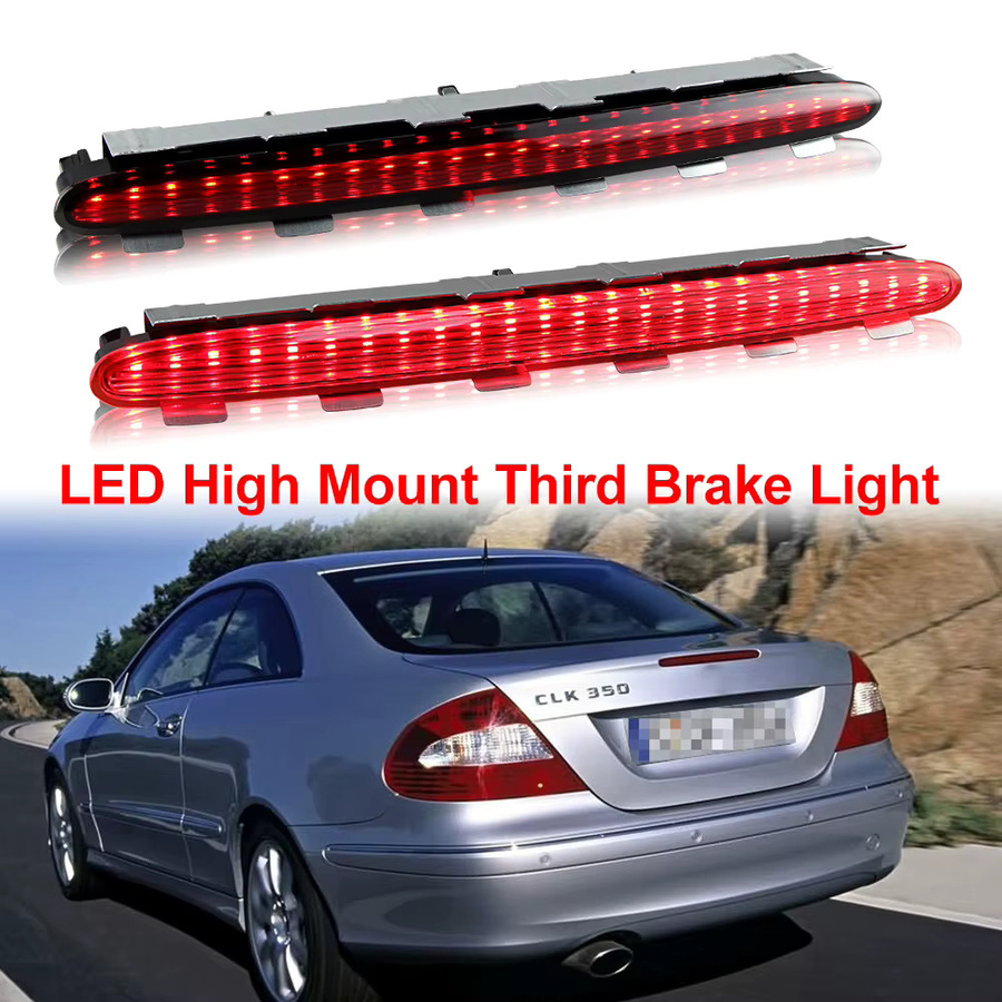 APMATAUTO LED Rücklicht und Bremslicht High Level 3rd Third mit schwarzer Linse für Mercedes Benz CLK W209 C209 A209 (2002–2009) in Schwarz und Rot - Bild 4